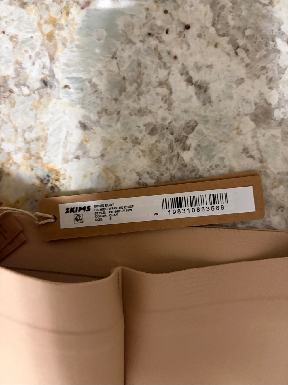 SKIMS High-Waist Shapewear Briefs in Nude - Picture 6 of 6